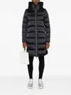 Save The Duck Lysa Long Puffer Coat In Black