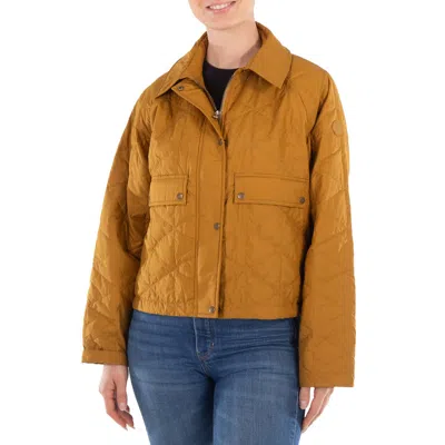 Save The Duck Maggie Quilted Jacket In Brown