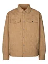 Save The Duck Quilted Corduroy Jacket With Kent Collar And Plumtech Insulation In Brown