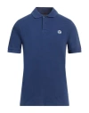 Save The Duck Man Polo Shirt Blue Size Xxl Organic Cotton In Blue