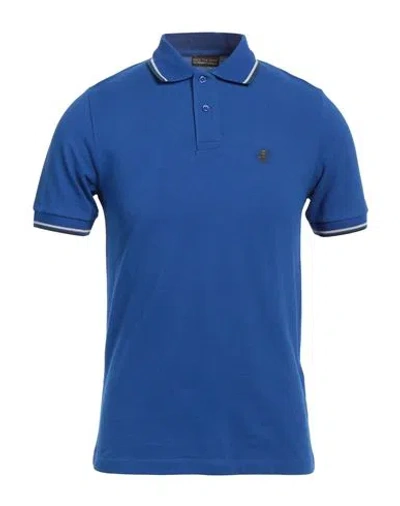 Save The Duck Man Polo Shirt Bright Blue Size Xxl Organic Cotton