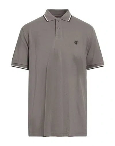 Save The Duck Man Polo Shirt Grey Size Xxl Organic Cotton In Gray