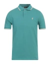 Save The Duck Man Polo Shirt Turquoise Size 3xl Organic Cotton In Blue