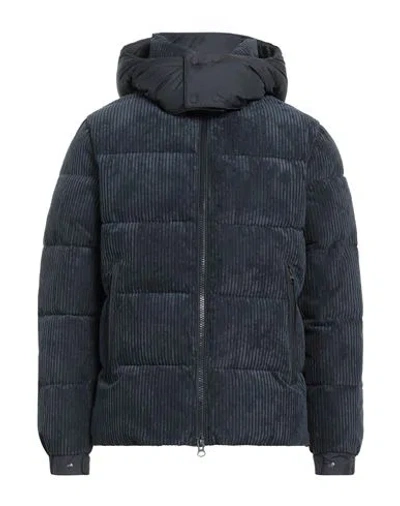 Save The Duck Man Puffer Navy Size Xl Polyester, Nylon, Recycled Polyester In Navy Blue
