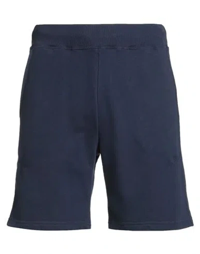 Save The Duck Man Shorts & Bermuda Shorts Navy Size M Cotton, Polyester In Blue