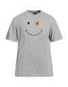 Save The Duck Man T-shirt Light Grey Size Xl Organic Cotton In Grey