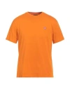 Save The Duck Man T-shirt Orange Size S Organic Cotton In Orange