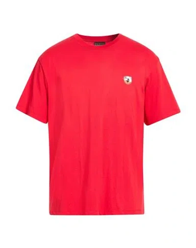 Save The Duck Man T-shirt Red Size L Organic Cotton