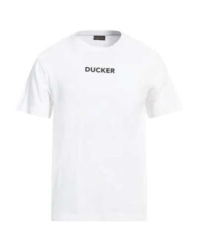 Save The Duck Man T-shirt White Size Xl Organic Cotton
