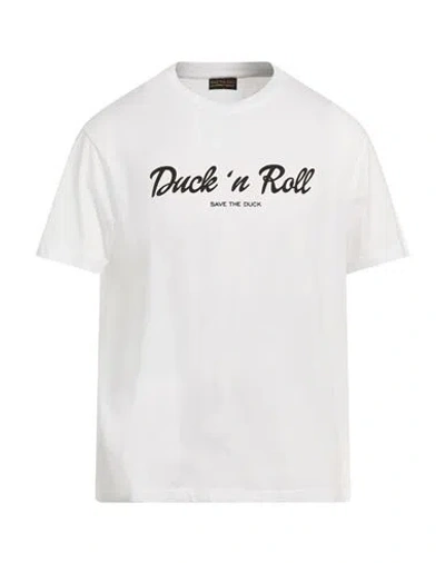 Save The Duck Man T-shirt White Size Xl Organic Cotton