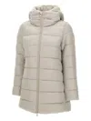 Save The Duck Matilda Hooded Parka Coat In Neutral