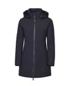Save The Duck Rachel Parka Coat In Black