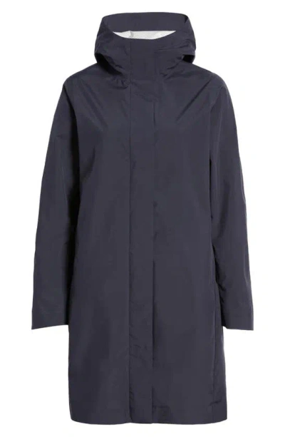 Save The Duck Maya Waterproof Raincoat In Blue Black