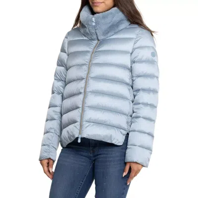 Save The Duck Mei Puffer Jacket In Powder Blue