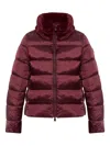 Save The Duck Lydia Jacket In Burgundy Black In Brown
