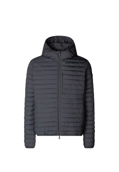Save The Duck Men's Jacket  Cael Blue Black