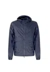 Save The Duck Men's Jacket  Quincy Blue Black