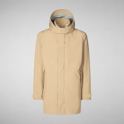 Save The Duck Men's Jacket  Quincy Sturdust Beige