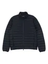 Save The Duck Erion Quilted Zip-front Jacket In Blue
