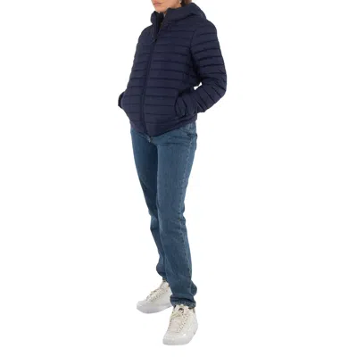 Save The Duck Men's Navy Blue Luke P-em Quilted Down Jacket
