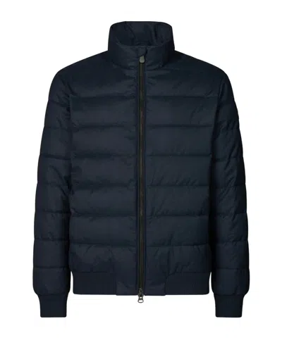 Save The Duck Men's Puffer Jacket Mod. Herbie In Navy Blue Melange