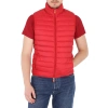 SAVE THE DUCK SAVE THE DUCK MEN'S TANGO RED ADAM ICON PUFFER VEST