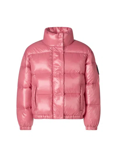 Save The Duck Mini Jacket For Girls - No Hood In Pink