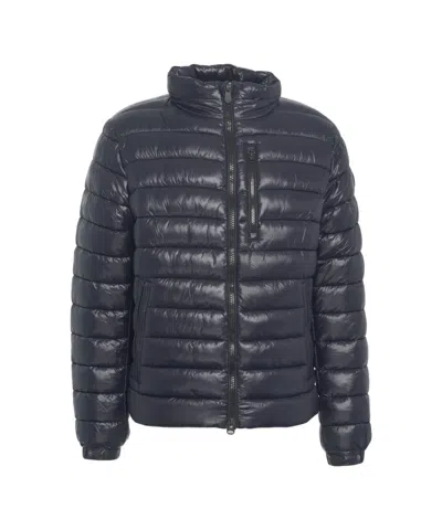 Save The Duck Modern Quilted Jacket With Plumtech Insulation And Stand Collar In Black