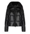 SAVE THE DUCK SAVE THE DUCK MOMA BLACK CROPPED PADDED JACKET