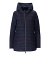 Save The Duck Morena Blaue Kapuzenjacke