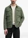 Save The Duck Multi-pocket Jacket In Green