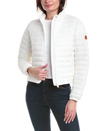 Save The Duck Neha Short Jacket In White