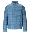 Save The Duck Quited Denim-print Jacket