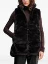 Save The Duck Nives Faux-fur Gilet In Black