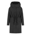 Save The Duck Noelle Black Parka In Black