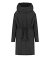 Save The Duck Noelle Black Parka In Black