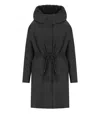 Save The Duck Noelle Black Parka In Black
