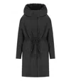 Save The Duck Noelle Black Parka In Black