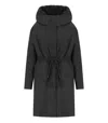 Save The Duck Noelle Black Parka In Black
