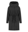 Save The Duck Noelle Black Parka In Black