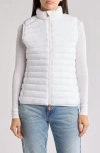 Save The Duck Noemi Quilted Puffer Vest In White