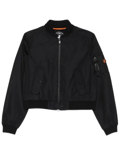 Save The Duck Nora Bomber Jacket In Black