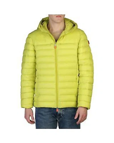 Pre-owned Save The Duck Nylon Bomber Jacket With Zip Fastening - Jackets - Green -size