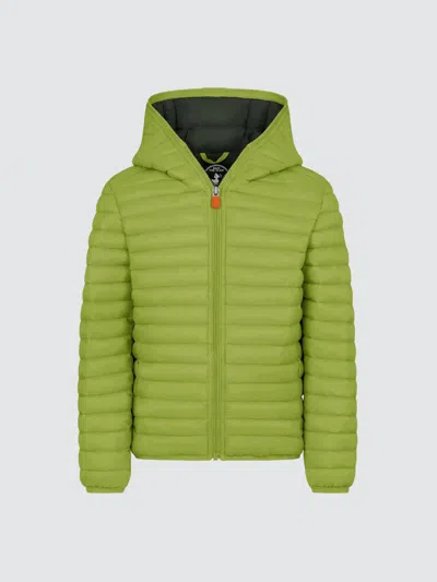 Save The Duck Kids'  ジャケット ボーイ カラー グリーン In Green