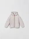 Save The Duck Kids'  Nylon Hooded Puffer Jacket In Neutral