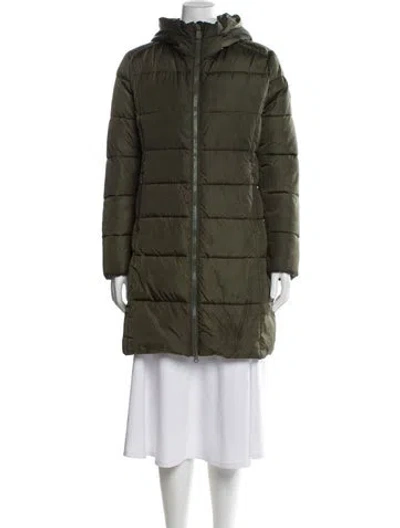 Pre-owned Save The Duck Nylon Utility Jacket In Green