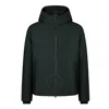 Save The Duck Ezra Hooded Puffer Jacket In Green