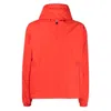Save The Duck Orik Hooded Windbreaker Jacket In Orange