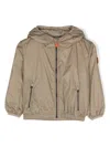 Save The Duck Padded Hooded Jacket In Neutrals