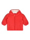 Save The Duck Padded Hooded Jacket In Red